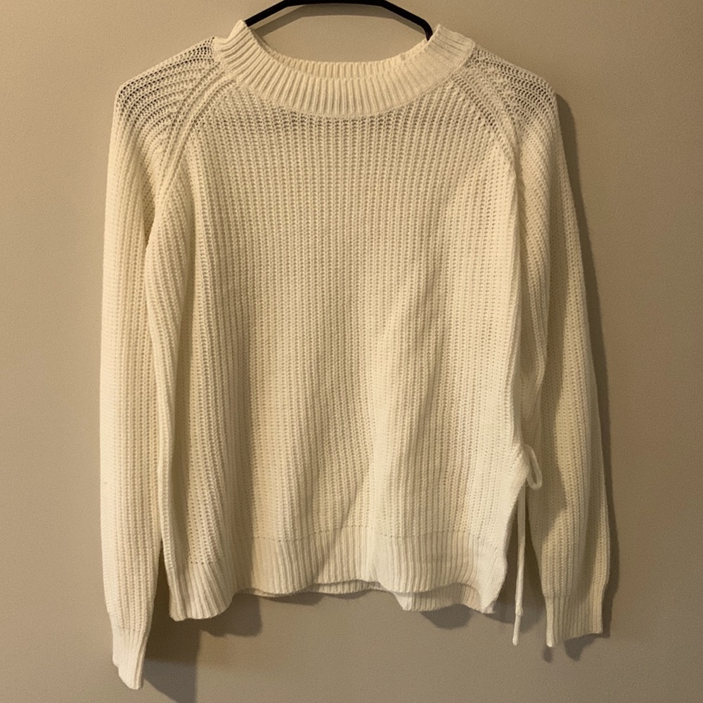 Cropped Knot Sweater